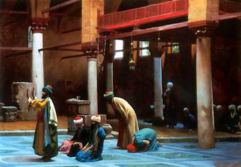 Arab or Arabic people and life. Orientalism oil paintings  518